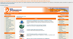 Desktop Screenshot of informagiovanivaldarno.it